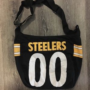 New, never used, Steelers large shoulder bag